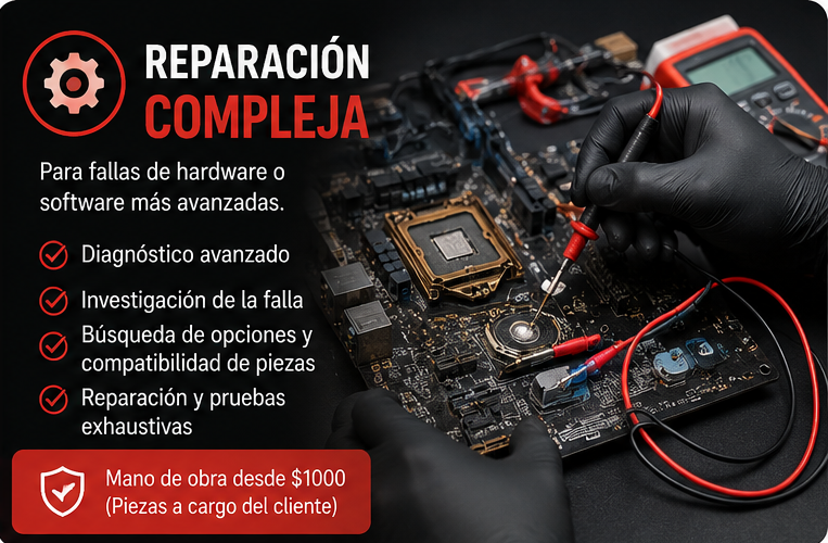 Reparacion compleja